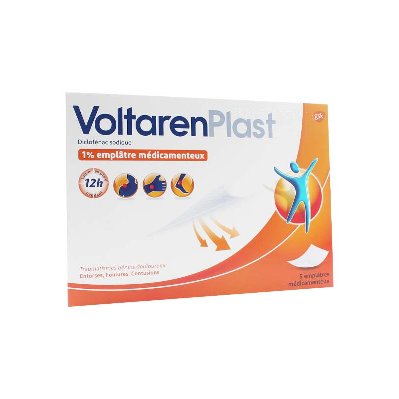VoltarenPlast 1% 5 emplâtres - Univers Pharmacie