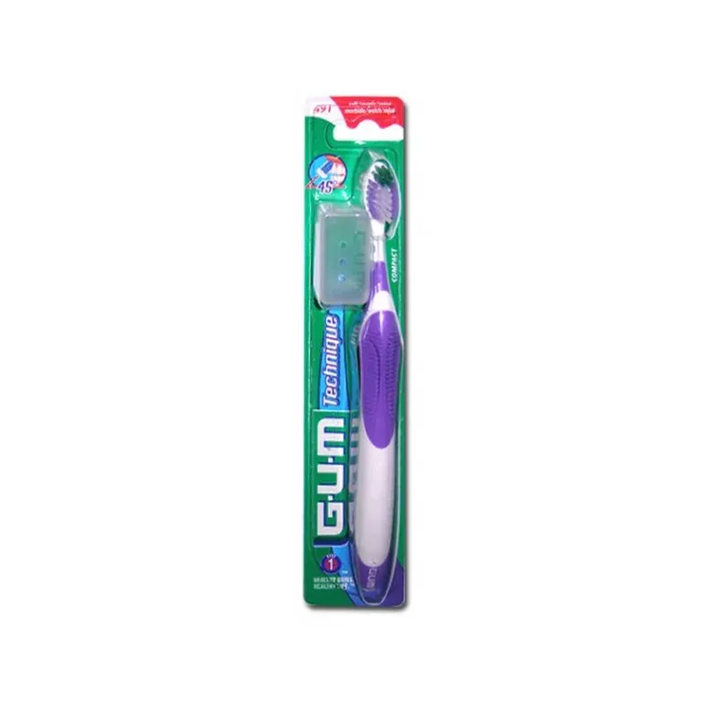 Brosse à Dents Souple GUM Technique + 491 Sunstar