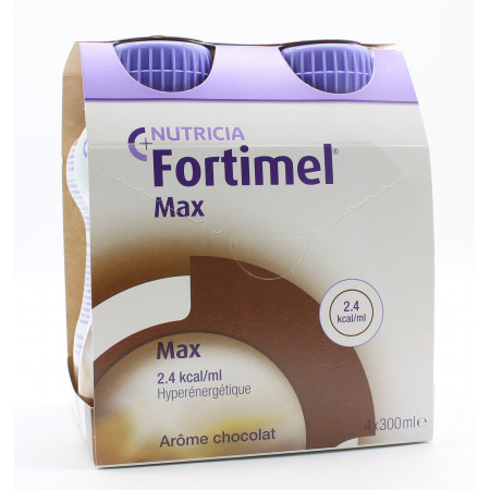 Nutricia Fortimel Max Arôme Chocolat 300ml X4 - Univers Pharmacie