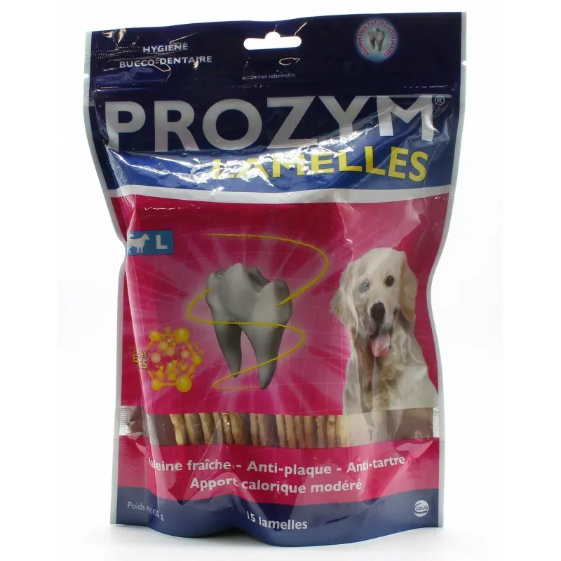 Prozym Lamelles Chien +25kg X15 - Univers Pharmacie