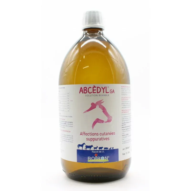 Boiron Abcédyl GA Solution Buvable 1L - Univers Pharmacie