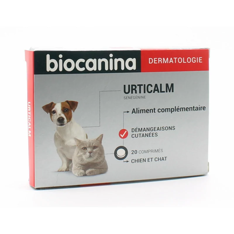 Biocanina Urticalm Chiens et Chats 20 comprimés - Univers Pharmacie