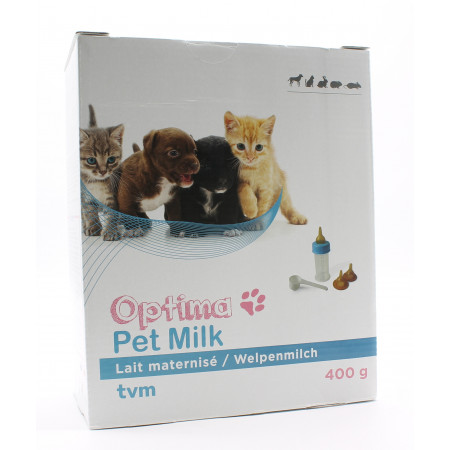 TVM Optima Pet Milk Lait Maternisé 400g - Univers Pharmacie