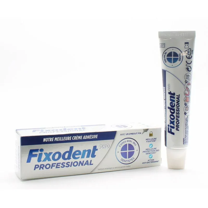 Fixodent Professional Crème Adhésive 40g - Univers Pharmacie