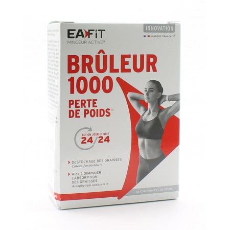 Ea-Fit Brûleur 1000 Perte de Poids 60 comprimés