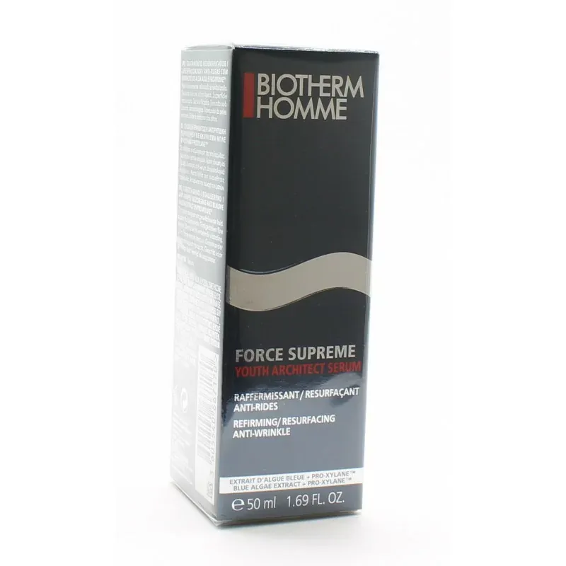 Biotherm Homme Force Supreme Raffermissant Resurfaçant Anti-rides 50ml - Univers Pharmacie
