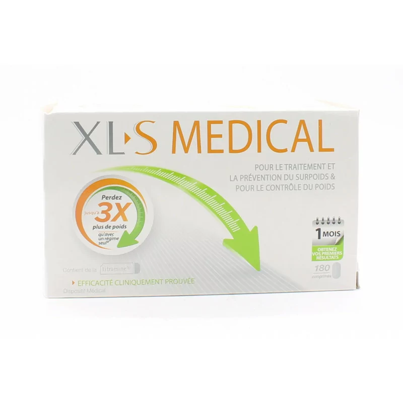 XLS Medical Capteur de Graisses 180 Gélules - Univers Pharmacie