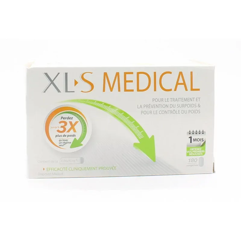 XLS Medical Capteur de Graisses 180 Gélules - Univers Pharmacie