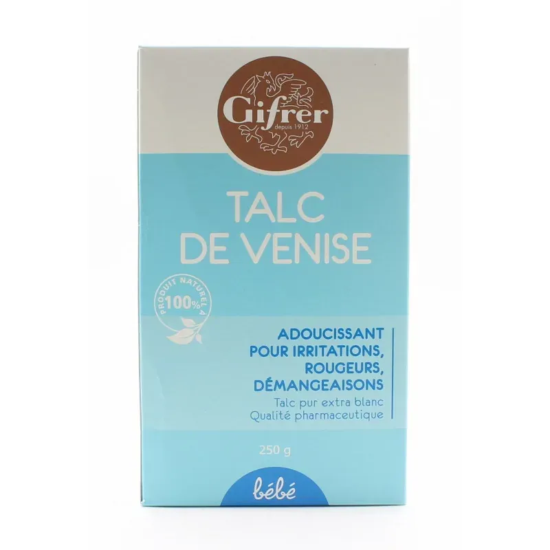 Gifrer Talc de Venise 250g - Univers Pharmacie Gifrer Talc de Venise 250g - Univers Pharmacie