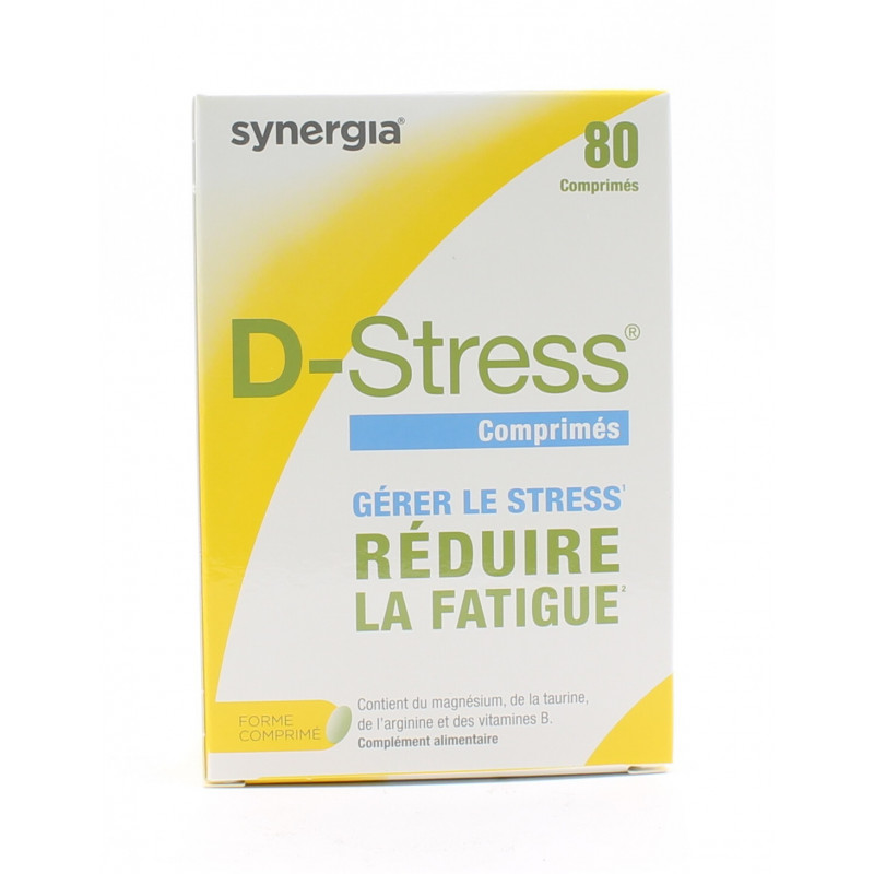 Synergia D-stress 80 comprimés - Univers Pharmacie