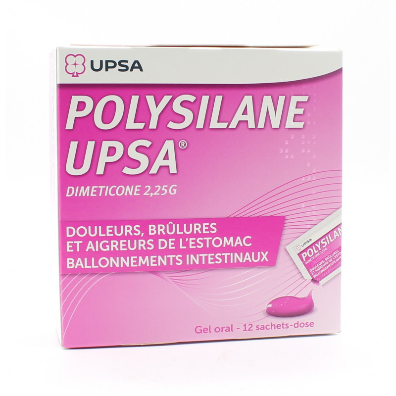 Upsa Polysilane Gel Oral 12 sachets-doses - Univers Pharmacie
