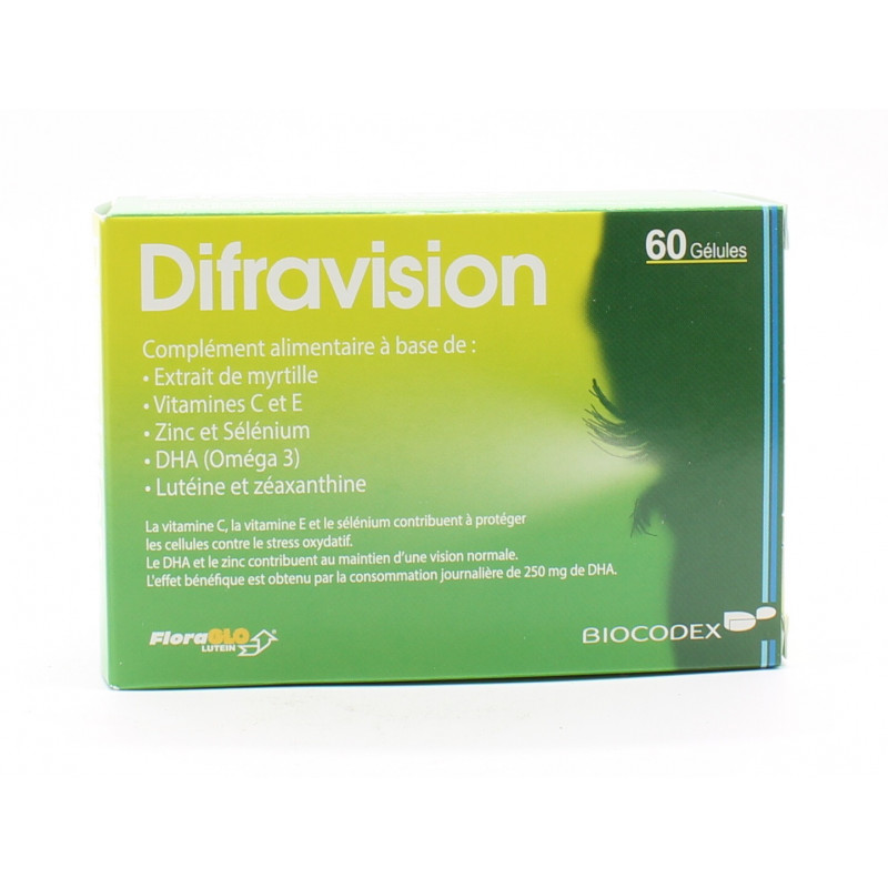 Difravision 60 gélules - Univers Pharmacie Difravision 60 gélules - Univers Pharmacie