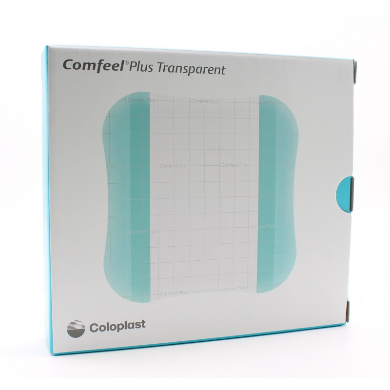 Coloplast Comfeel Plus Transparent Plaque 13X13cm X10 - Univers Pharmacie