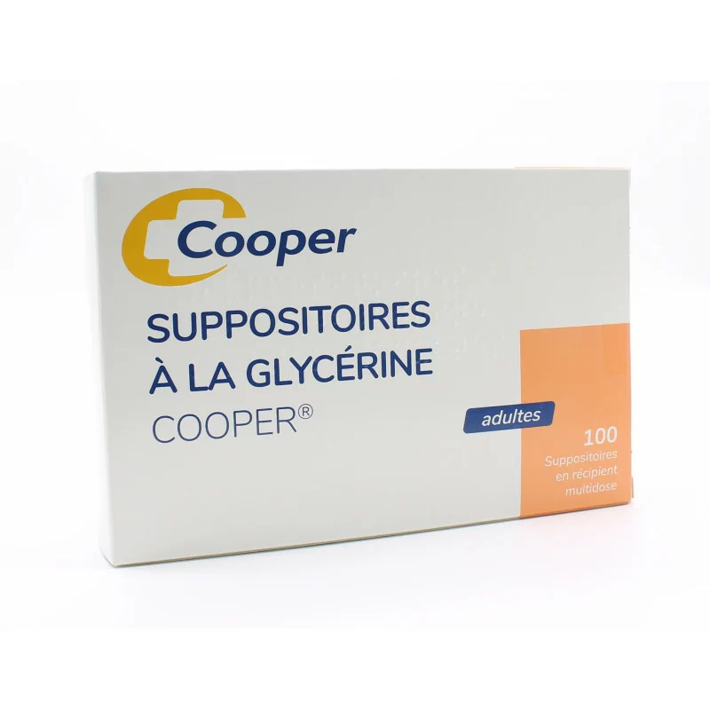 Cooper Suppositoires à la Glycérine Adultes X100