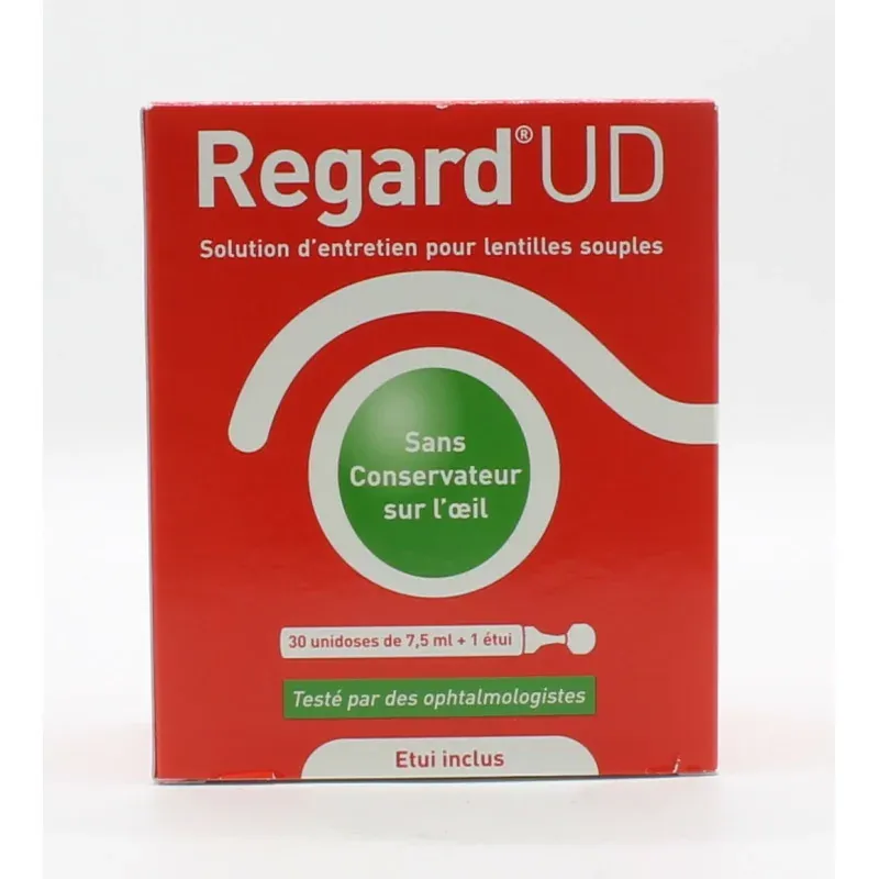 Regard UD Solution pour Lentilles Souples 30X7,5ml - Univers Pharmacie Regard UD Solution pour Lentilles Souples 30X7,5ml - Univers Pharmacie