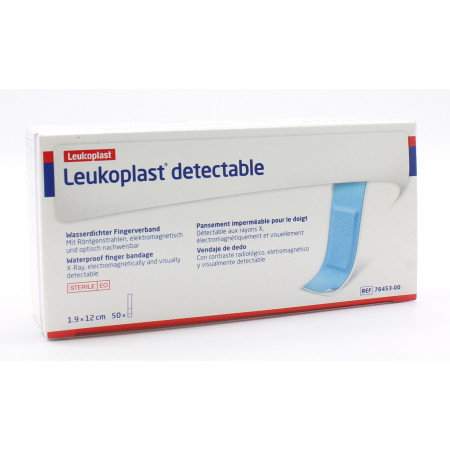 Leukoplast Detectable 1,9X12cm 50 pansements - Univers Pharmacie
