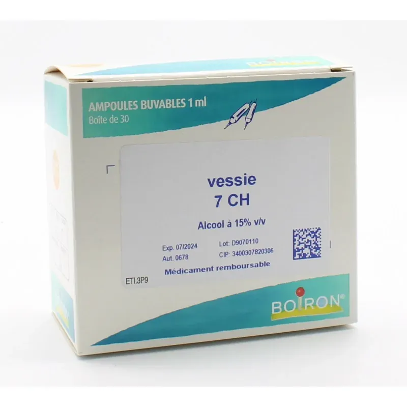 Boiron Vessie 7ch 30X1ml - Univers Pharmacie