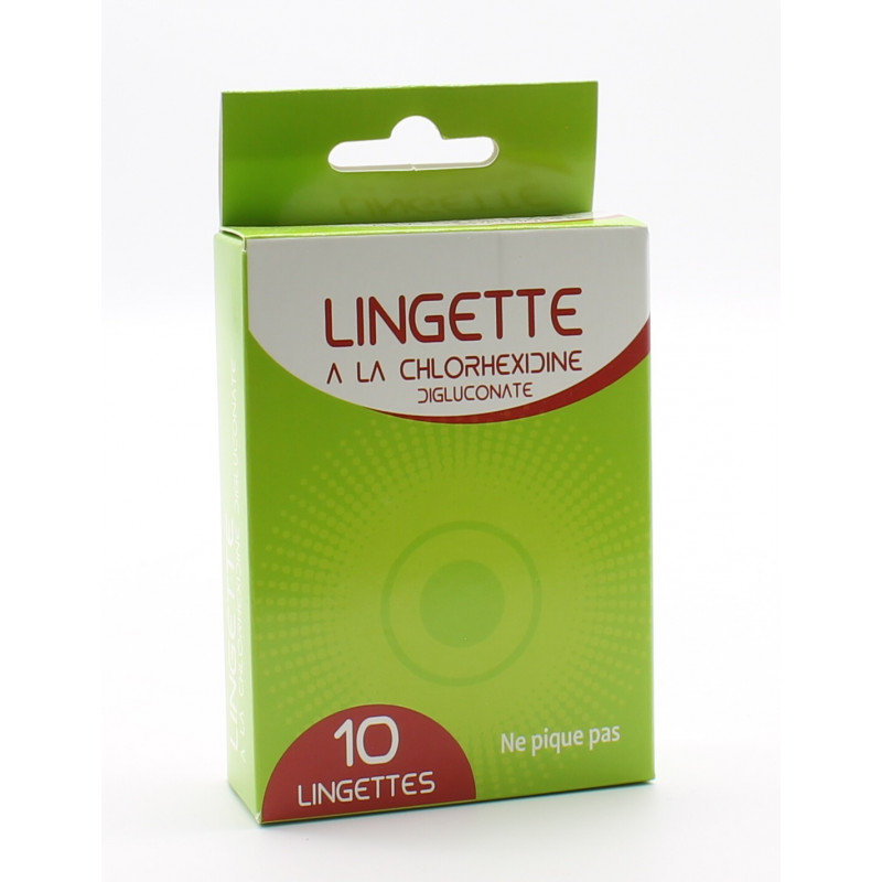 LPMF Lingette à la Chlorhexidine Digluconate X10 - Univers Pharmacie