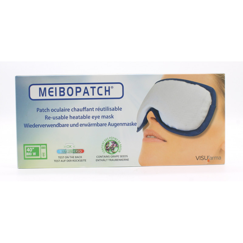 Meibopatch Patch Chauffant Oculaire Réutilisable - Univers Pharmacie