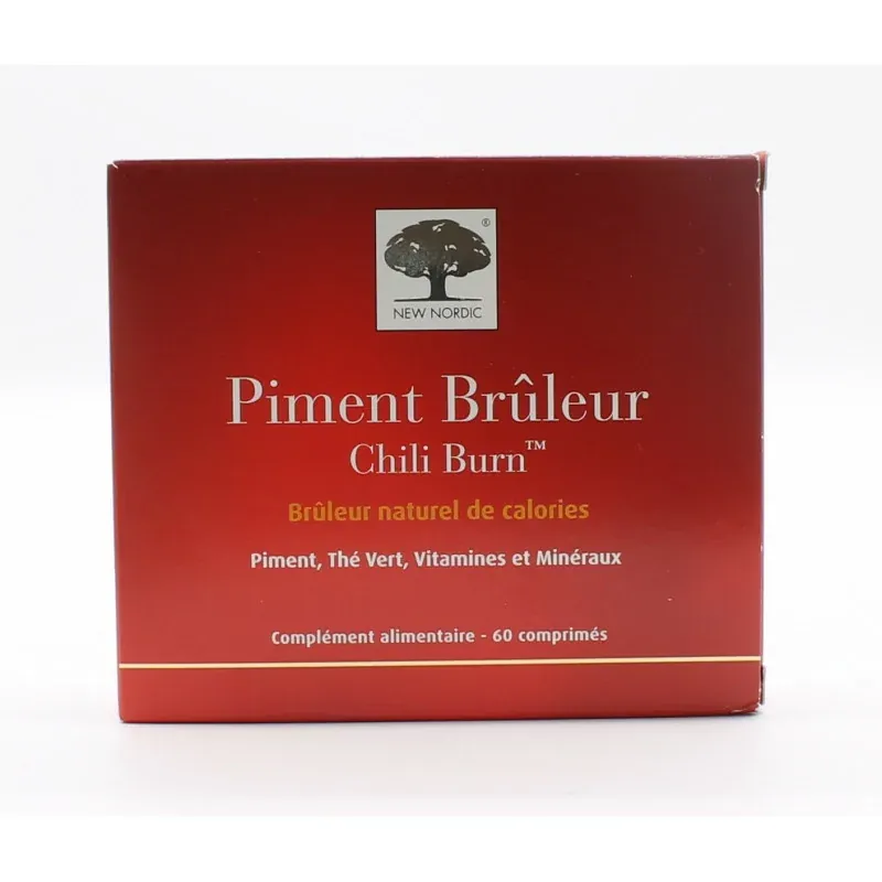 New Nordic Piment Brûleur Chili Burn 60 comprimés - Univers Pharmacie