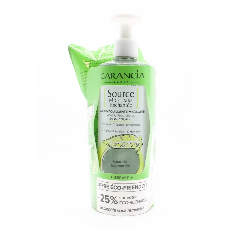 Garancia [Source Micellaire Enchantée] Eau Micellaire Amande Gourmande 2X400ml