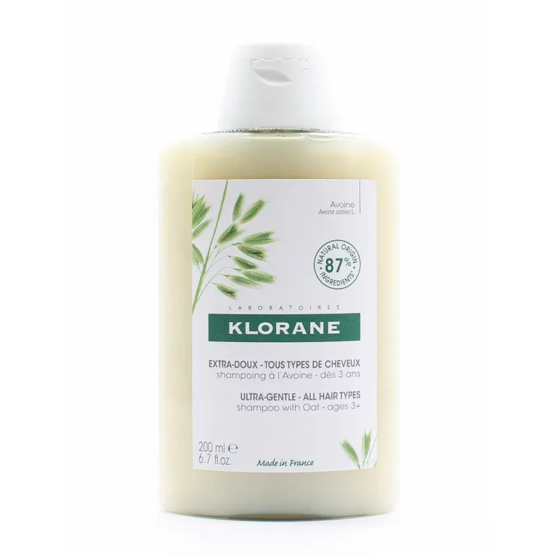 Klorane Shampooing Extra-doux Avoine 200ml - Univers Pharmacie