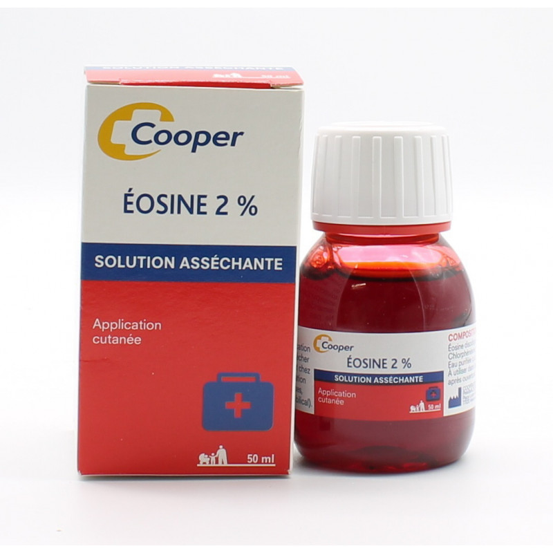 Cooper Eosine 2% Solution Asséchante 50ml - Univers Pharmacie