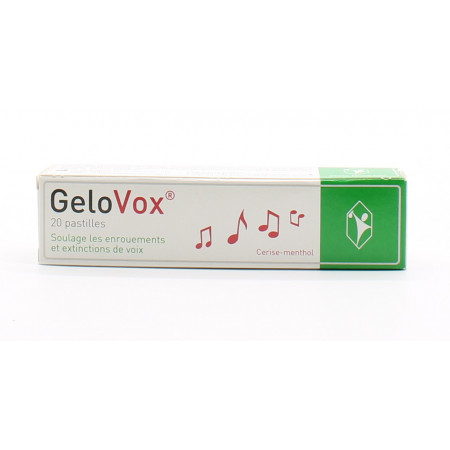 Gelovox Pastille Gorge X20 - Univers Pharmacie