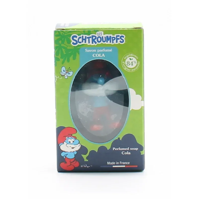 Les Schtroumpfs Savon Parfumé Cola 80g - Univers Pharmacie