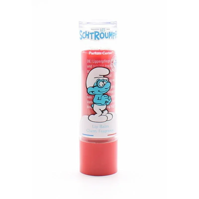 Les Schtroumpfs Stick à Lèvres Cerise 4g