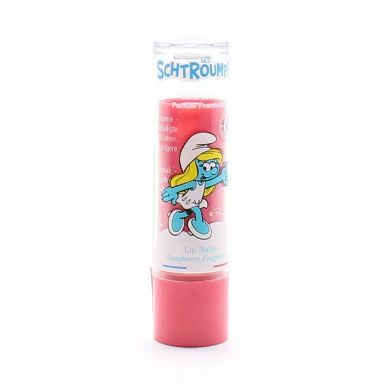 Les Schtroumpfs Stick à Lèvres Framboise 4g - Univers Pharmacie