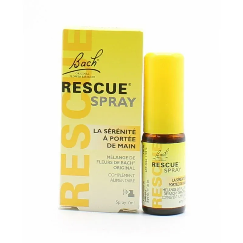 Bach Rescue Spray 7ml - Univers Pharmacie
