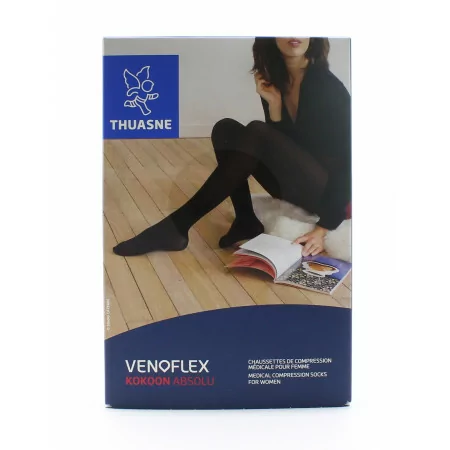 Thuasne Venoflex Kokoon Absolu Chaussettes de Compression Médicale T2N Navy - Univers Pharmacie