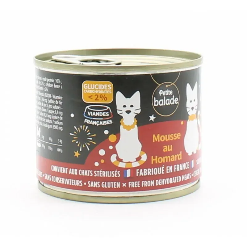 Petite Balade Mousse au Homard Chat 200g - Univers Pharmacie