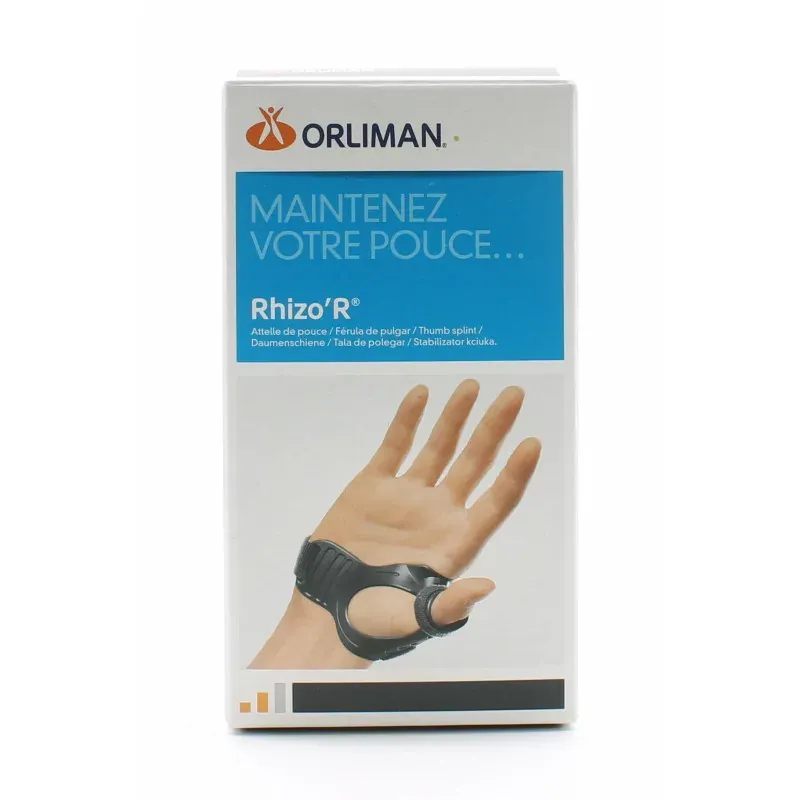 Orliman Rhizo'R Attelle de Pouce Gauche Taille 1 - Univers Pharmacie