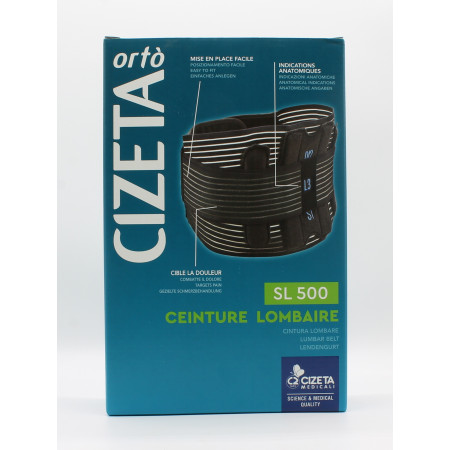 Cizeta Orto SL 500 Ceinture Lombaire Taille 4 H26 - Univers Pharmacie
