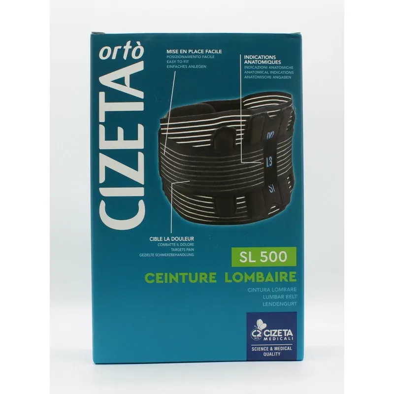Cizeta Orto SL 500 Ceinture Lombaire Taille 4 H26 - Univers Pharmacie