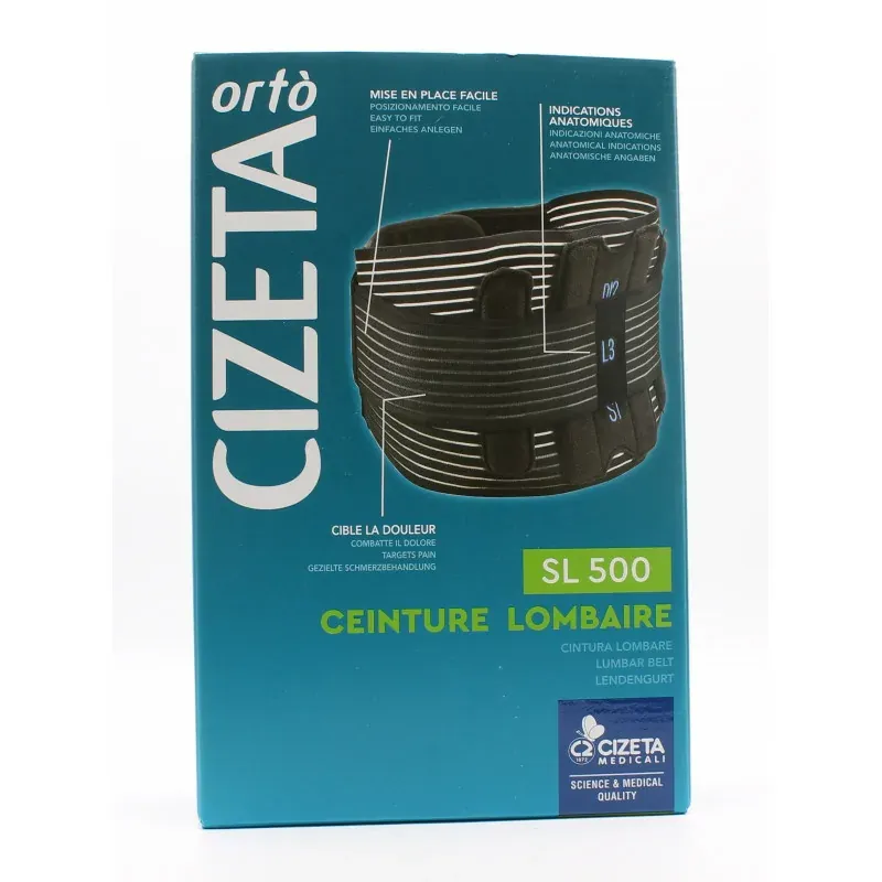 Cizeta Orto SL 500 Ceinture Lombaire Taille 5 H26 - Univers Pharmacie