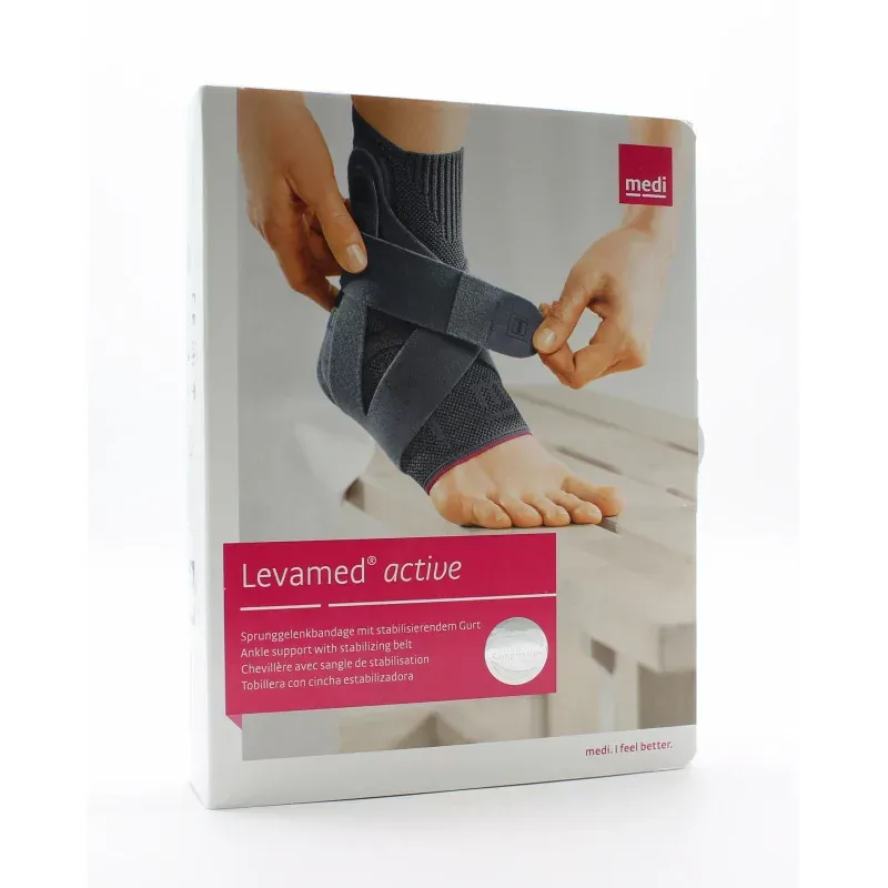 Medi Levamed Active Chevillère Taille 1 Gauche Gris