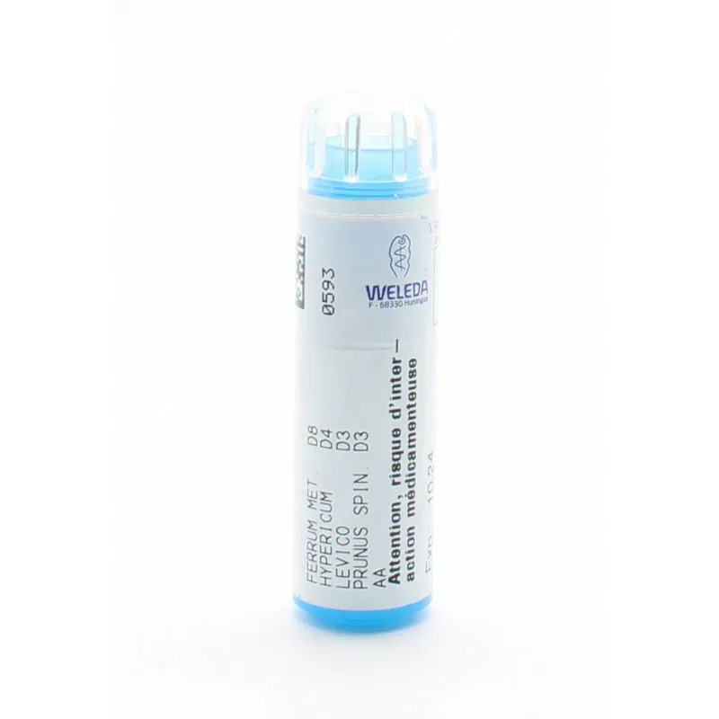 Weleda Ferrum Met. D8 Hypericum D4  tube granules - Univers Pharmacie
