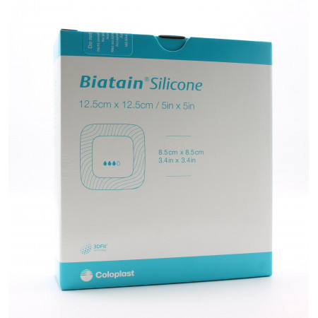 Biatain Silicone 12,5x12,5cm 10 pièces - Univers Pharmacie