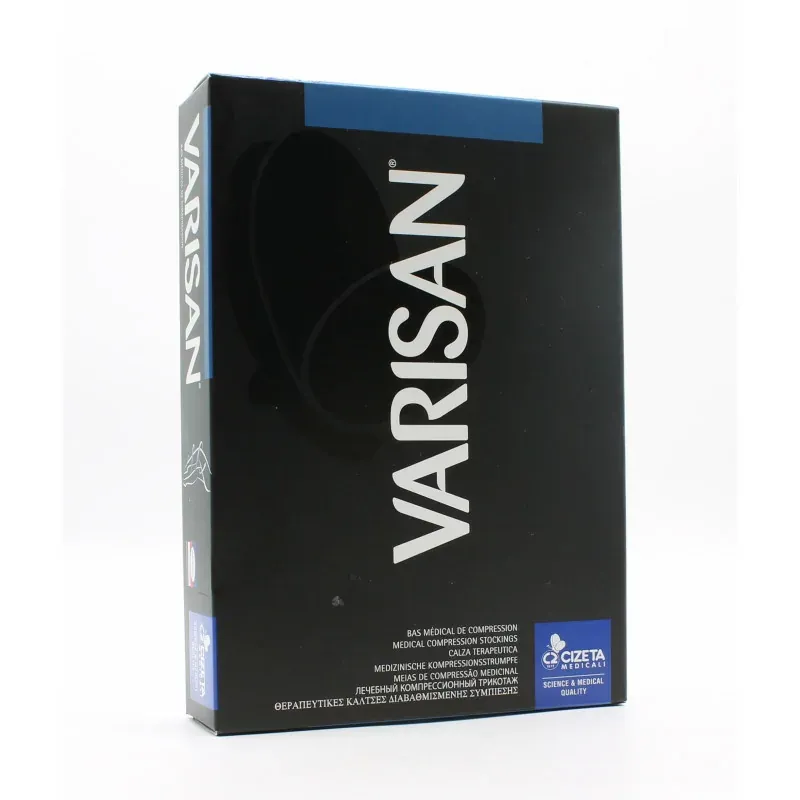 Varisan Passo Classe 2 Mi-bas de Compression Médicale taille 2N Bleu Chiné - Univers Pharmacie