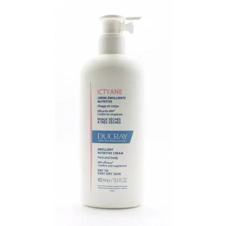 Ducray Ictyane Crème Émolliente Nutritive 400ml - Univers Pharmacie