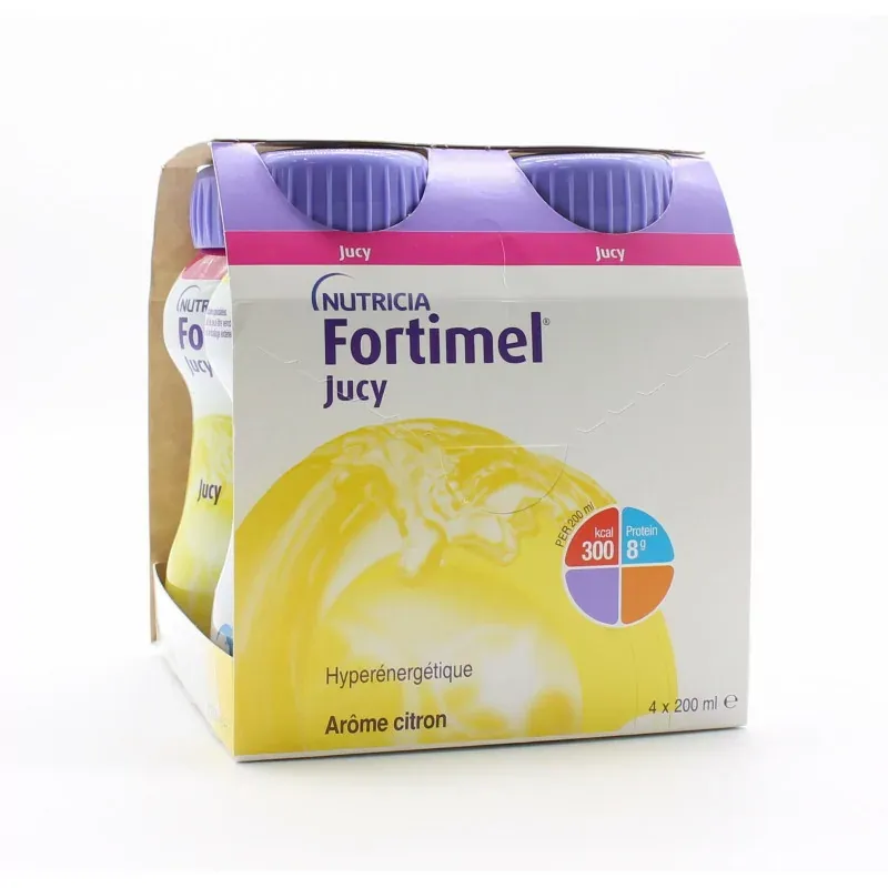 Nutricia Fortimel Jucy Arôme Citron X4 200ml - Univers Pharmacie