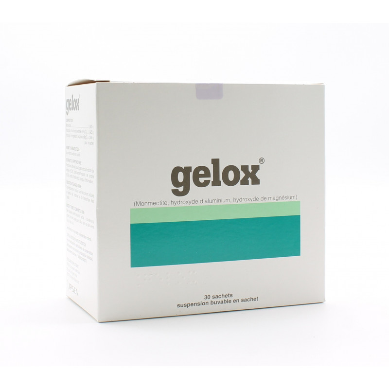 Gelox suspension buvable 30 sachets - Univers Pharmacie