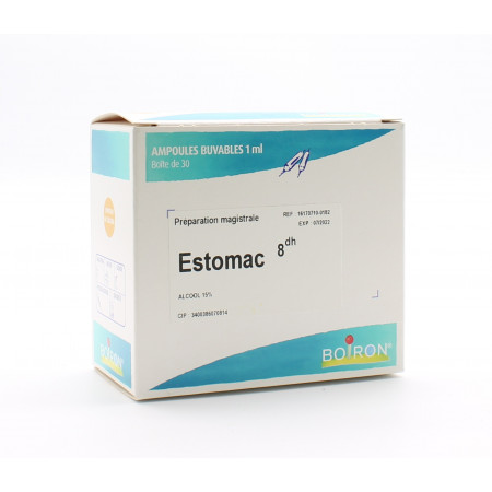 Boiron Estomac 8dh 30 ampoules - Univers Pharmacie