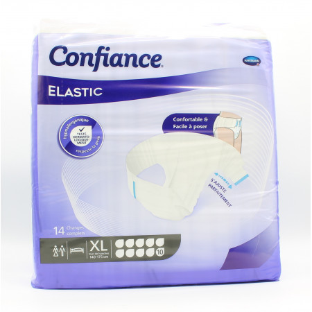 Confiance Elastic 10 Gouttes Taille XL 14 changes complets - Univers Pharmacie