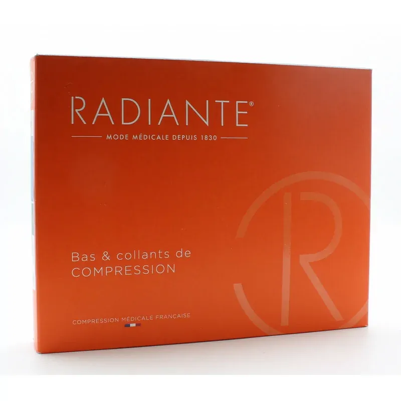 Radiante Bas de Contention MicroVoile BasFix Noir Taille 1M - Univers Pharmacie
