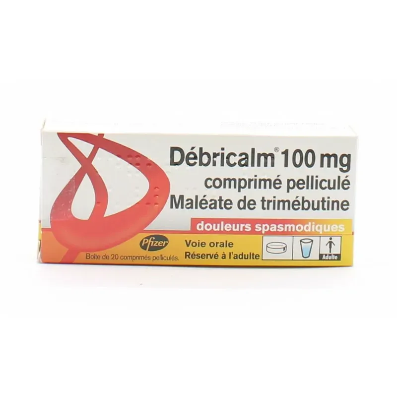 Débricalm 100mg 20 comprimés - Univers Pharmacie