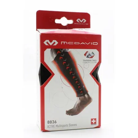 McDavid 8836 Manchon de Compression Active Noir XL - Univers Pharmacie